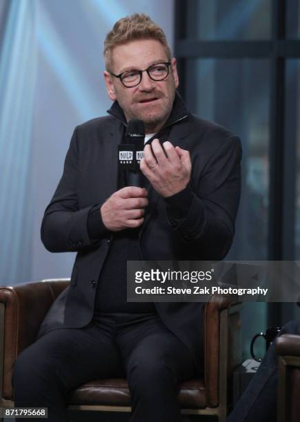Actor/Director Kenneth Branagh attends Build Series to discuss "Murder on the Orient Express" at Build Studio on November 8, 2017 in New York City.