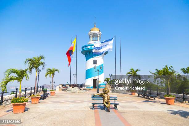 santa ana lighthouse, guayaquil - guayaquil stock pictures, royalty-free photos & images