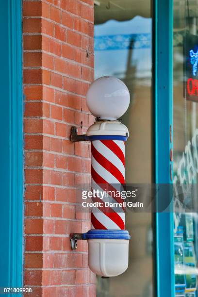 barber pole - barber pole stock pictures, royalty-free photos & images