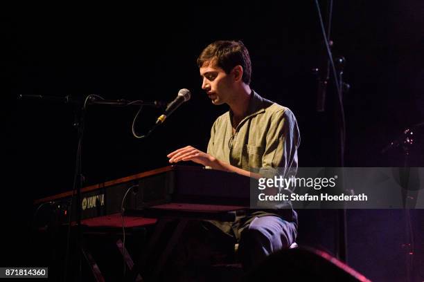 Lewis Durham of Kitty Daisy And Lewis performs live on stage during a concert at Columbiahalle on November 8, 2017 in Berlin, Germany.
