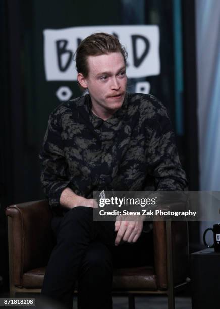 Actor Caleb Landry Jones attends Build Series to discuss"Three Billboards Outside Ebbing, Missouri" at Build Studio on November 8, 2017 in New York...