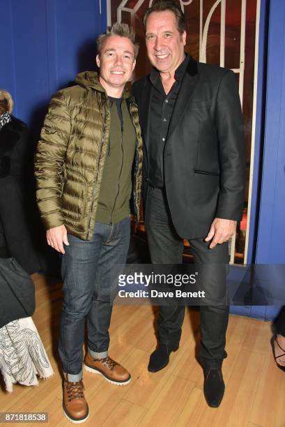 Graeme Le Saux and David Seaman attend the World Premiere of "89" at the Odeon Holloway on November 8, 2017 in London, England.