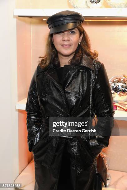 Lisa Moorish attends Jimmy Choo X Annabel's party hosted by Pierre Denis, CEO and Derek Blasberg at 27 New Bond Street on November 8, 2017 in London,...