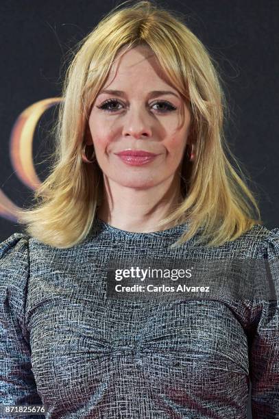 Spanish actress Maria Adanez attends 'Oro' premiere at the Callao cinema on November 8, 2017 in Madrid, Spain.