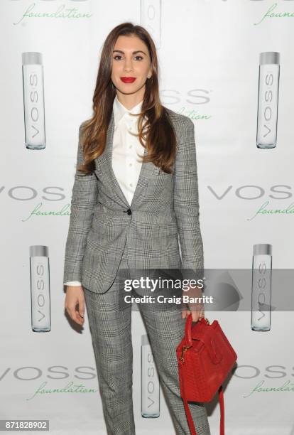 Emilia Bechrakis attends Voss Foundation's 2017 Women Helping Women Annual Luncheon honoring Cynthia Ervio and Tamron Hall on November 8, 2017 in New...