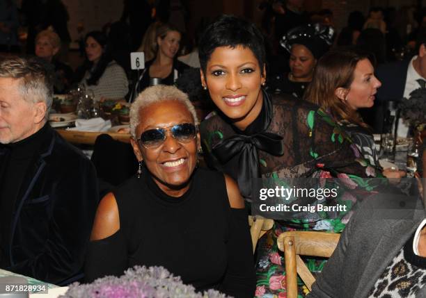 Bethann Hardison and Tamron Hall attend Voss Foundation's 2017 Women Helping Women Annual Luncheon honoring Cynthia Ervio and Tamron Hall on November...