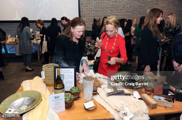 General view of atmosphere at the Voss Foundation's 2017 Women Helping Women Annual Luncheon honoring Cynthia Ervio and Tamron Hall on November 8,...