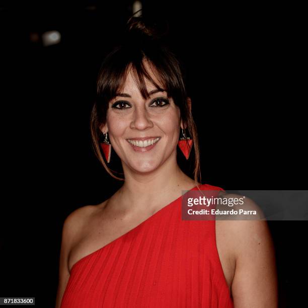Actress Eva Ugarte attends the 'Oro' premiere at Capitol cinema on November 8, 2017 in Madrid, Spain.
