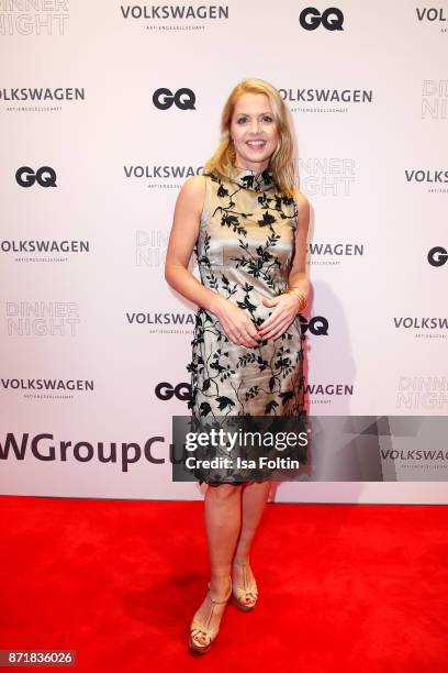 German presenter Astrid Frohloff attends the Volkswagen Dinner Night prior to the GQ Men of the Year Award 2017 on November 8, 2017 in Berlin,...