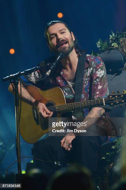 Simon Neil of Biffy Clyro performs an exclusive set for MTV Unplugged as part of MTV Music Week ahead of the 2017 MTV EMAs, at The Camden Roundhouse...