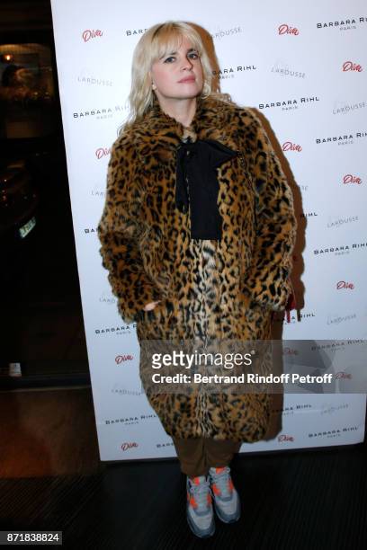Cecile Cassel attends Reem Kherici signs her book "Diva" at the Barbara Rihl Boutique on November 8, 2017 in Paris, France.