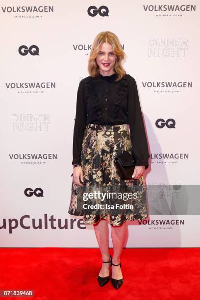 Rike Schmid attends the Volkswagen Dinner Night prior to the GQ Men of the Year Award 2017 on November 8, 2017 in Berlin, Germany.