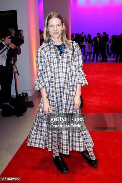 Friederike Kempter and Aino Laberenz attend the Volkswagen Dinner Night prior to the GQ Men of the Year Award 2017 on November 8, 2017 in Berlin,...