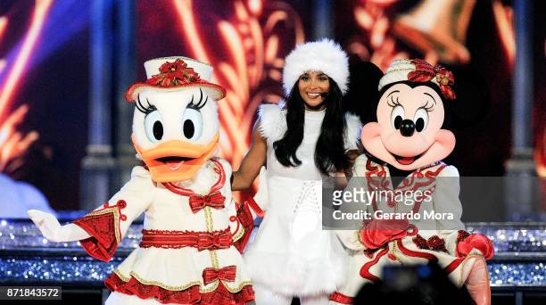 Ciara performs during the taping of "The Wonderful World Of Disney: Magical Holiday Celebration" at Walt Disney World on November 7, 2017 in Orlando,...
