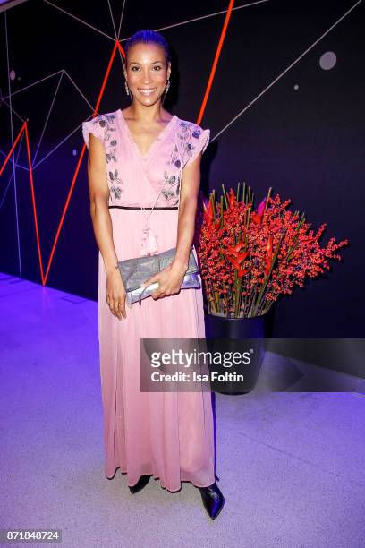 Annabelle Mandeng attends the Volkswagen Dinner Night prior to the GQ Men of the Year Award 2017 on November 8, 2017 in Berlin, Germany.