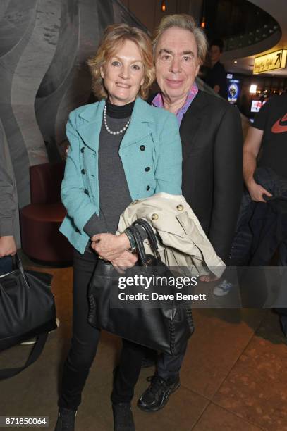 Lady Madeleine Lloyd Webber and Lord Andrew Lloyd Webber attend the press night after party for "Big Fish: The Musical" at The Other Palace on...