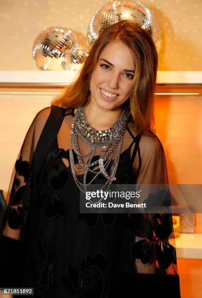 Amber Le Bon attends the Jimmy Choo x Annabel's party on November 8, 2017 in London, England.