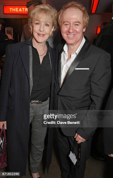 Patricia Hodge and Forbes Masson attend the press night after party for "Big Fish: The Musical" at The Other Palace on November 8, 2017 in London,...