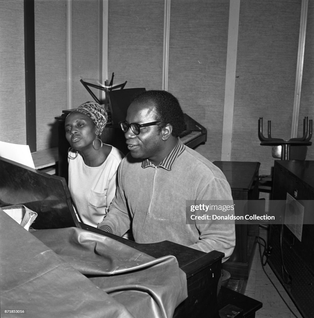 Miriam Makeba Recording Her Album "Keep Me In Mind"