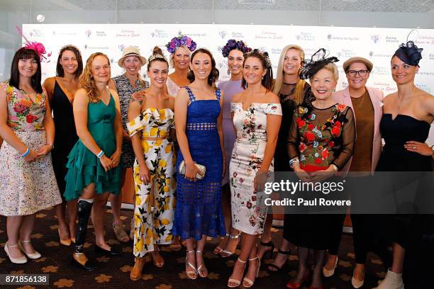 Anna Meares, Madi Robinson, Hannah Macdougall, Tamsin Lewis Manou, Kelly Cartwright, Leisl Jones, Katelyn Mallyon, Giaan Rooney, Michelle Payne,...