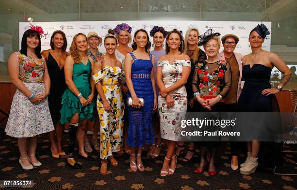 Anna Meares, Madi Robinson, Hannah Macdougall, Tamsin Lewis Manou, Kelly Cartwright, Leisl Jones, Katelyn Mallyon, Giaan Rooney, Michelle Payne,...