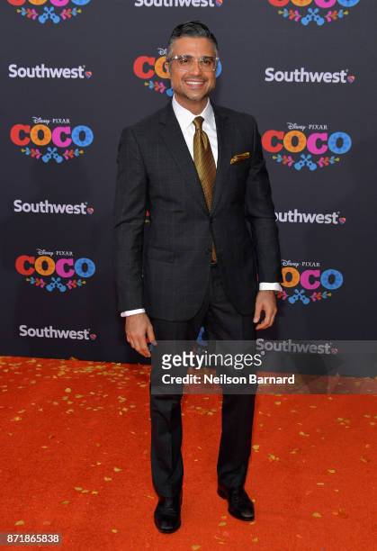 Actor Jaime Camil attends Disney Pixar's "Coco" premiere at El Capitan Theatre on November 8, 2017 in Los Angeles, California.