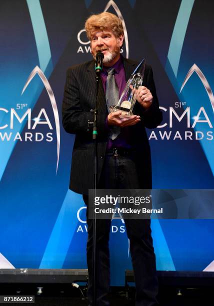 Recording artist Mac McAnally attends the 51st annual CMA Awards at the Bridgestone Arena on November 8, 2017 in Nashville, Tennessee.