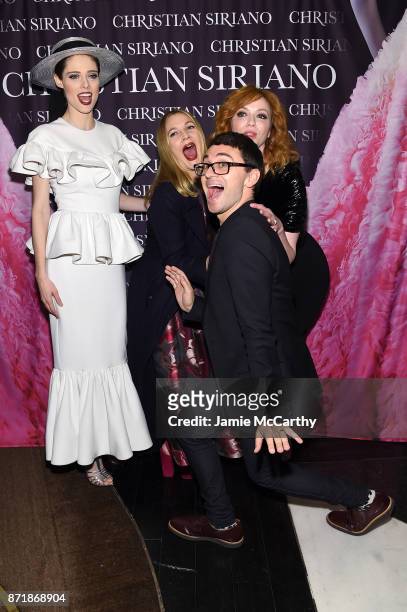 Coco Rocha, Drew Barrymore, Christina Hendricks, and Christian Siriano celebrate the release of his book "Dresses To Dream About" at the Rizzoli...