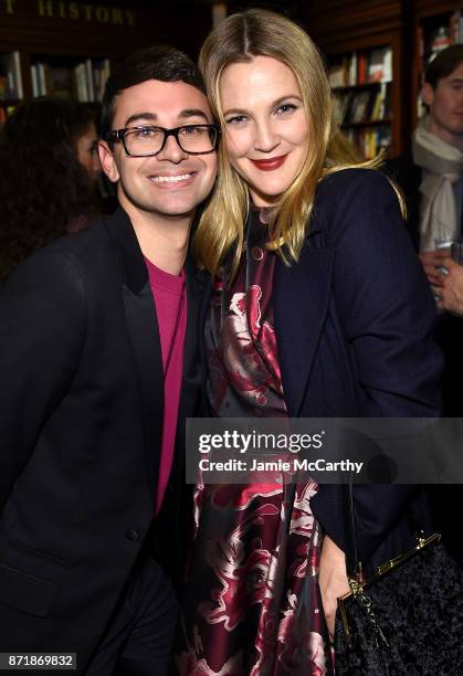 Drew Barrymore and Christian Siriano celebrate the release of his book "Dresses To Dream About" at the Rizzoli Flagship Store on November 8, 2017 in...