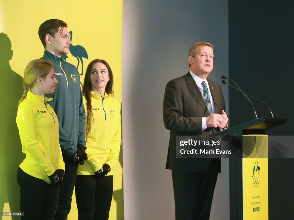 Australia Winter Olympic Athlete Announcement