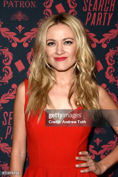 Meredith Hagner attends the season 2 premiere of "Search Party" at Public Arts at Public on November 8, 2017 in New York City.