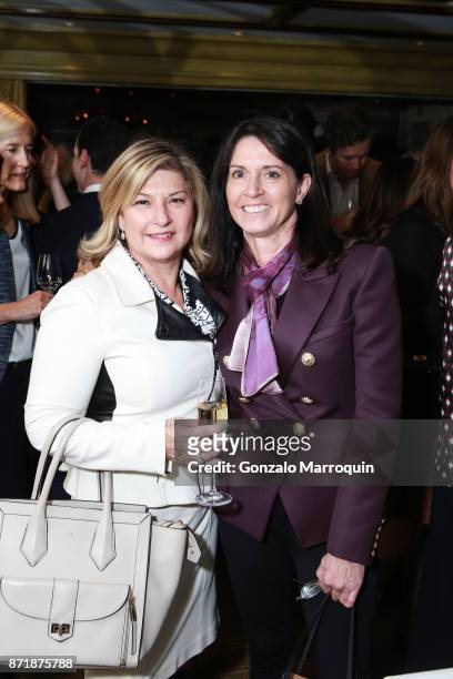 Jacky Teplitzky and Lisa Gilligan during the Bergdorf Goodman Celebrates Clarissa Bronfman Jewelry at Bergdorf Goodman on November 8, 2017 in New...