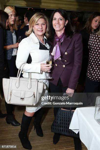 Jacky Teplitzky and Lisa Gilligan during the Bergdorf Goodman Celebrates Clarissa Bronfman Jewelry at Bergdorf Goodman on November 8, 2017 in New...