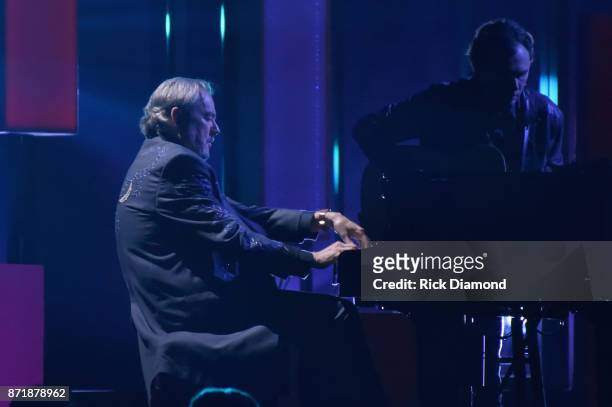 Jimmy Webb performs onstage at the 51st annual CMA Awards at the Bridgestone Arena on November 8, 2017 in Nashville, Tennessee.