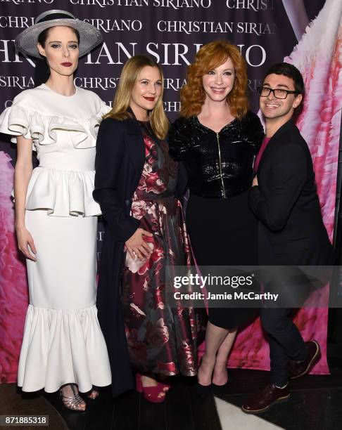 Coco Rocha, Drew Barrymore, Christina Hendricks, and Christian Siriano celebrate the release of his book "Dresses To Dream About" at the Rizzoli...