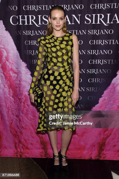 Svea Berlie attends Christian Siriano celebrates the release of his book "Dresses To Dream About" at the Rizzoli Flagship Store on November 8, 2017...