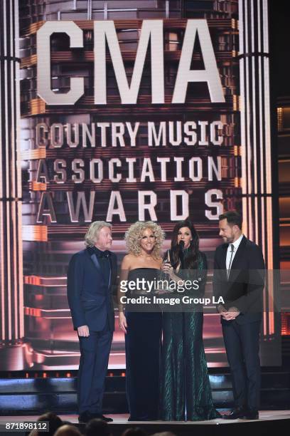 The 51st Annual CMA Awards," hosted for the 10th year by Brad Paisley and Carrie Underwood, airs live from Bridgestone Arena in Nashville, WEDNESDAY,...