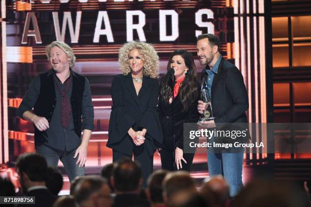 The 51st Annual CMA Awards," hosted for the 10th year by Brad Paisley and Carrie Underwood, airs live from Bridgestone Arena in Nashville, WEDNESDAY,...