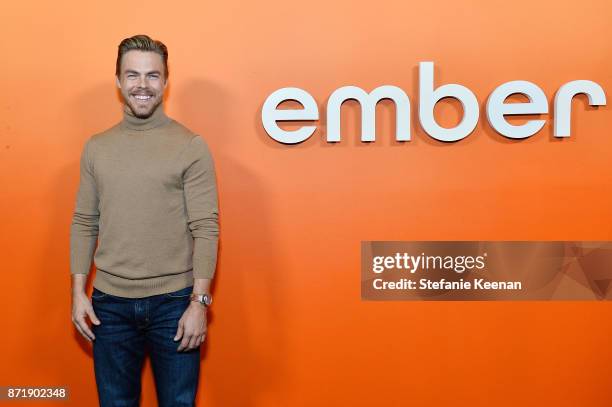 Derek Hough attends Ember celebrates VIP launch event with Iggy Azalea on November 8, 2017 in Los Angeles, California.