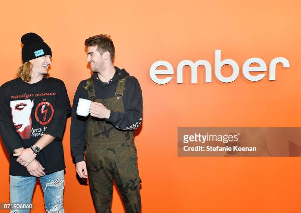 Rory Kramer and Andrew Taggart at Ember celebrates VIP launch event with Iggy Azalea on November 8, 2017 in Los Angeles, California.