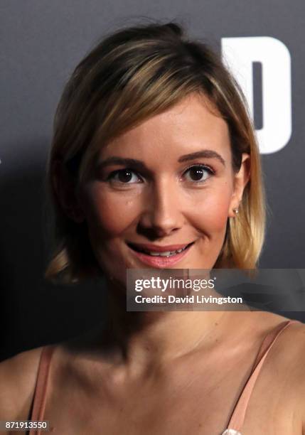 Actress Sarah Solemani attends the premiere of Focus Features' "Darkest Hour" at the Samuel Goldwyn Theater on November 8, 2017 in Beverly Hills,...