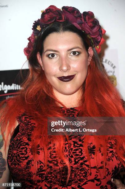 Makeup Artist KC Mussman of SyFy's "FaceOff" attends Halloween Hotness 4: Heating Up For The Cure held at American Legion Hall on October 15, 2017 in...