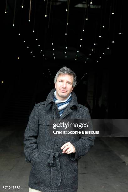 French writer Eric Vuillard, winner of the Prix Goncourt poses in Saint Nazaire, France, 17th November 2013