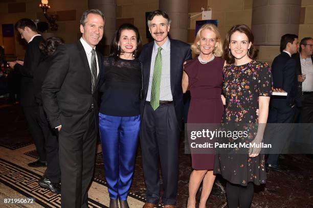 Brendon Stiles, Mary Ann Tighe, David Hidalgo, Nancy Sanford, Kimberly Kravis attend the Lung Cancer Research Foundation Fifteenth Annual Strolling...