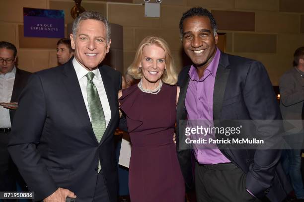 Bill Ritter, Nancy Sanford and Norm Lewis attend the Lung Cancer Research Foundation Fifteenth Annual Strolling Supper at Gotham Hall on November 8,...