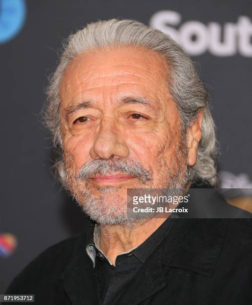 Edward James Olmos attends the premiere of Disney Pixar's 'Coco' on November 8, 2017 in Los Angeles, California.