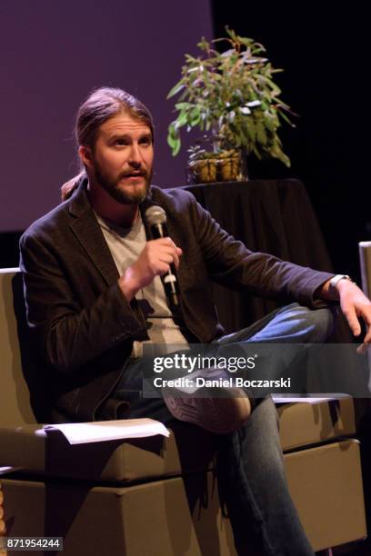 Matt Hennessy attends GRAMMY SoundTables with Mick Guzauski at Old Town School of Folk Music on November 8, 2017 in Chicago, Illinois.