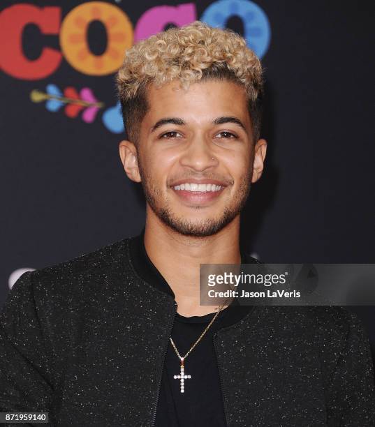 Actor Jordan Fisher attends the premiere of "Coco" at El Capitan Theatre on November 8, 2017 in Los Angeles, California.
