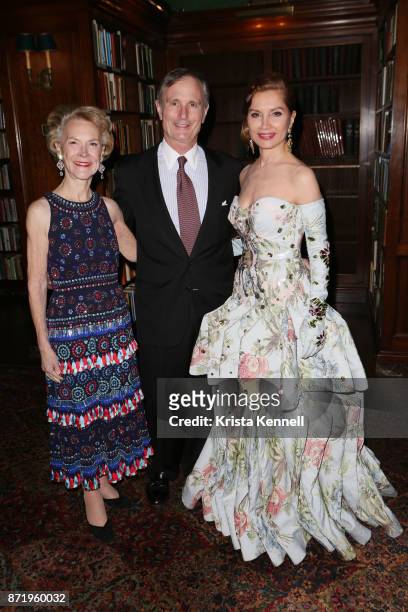 Elizabeth Stribling, David Ford and Jean Shafiroff attend French Heritage Society New York 35th Anniversary Gala at Private Club on November 8, 2017...