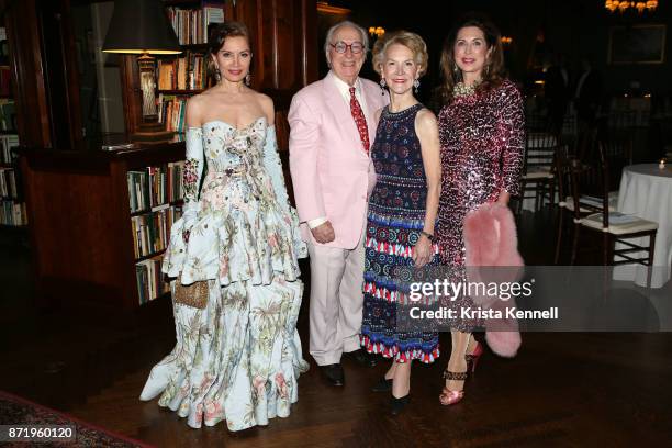 Jean Shafiroff, Guy Robinson, Elizabeth Stribling and Ann Van Ness attend French Heritage Society New York 35th Anniversary Galaat Private Club on...